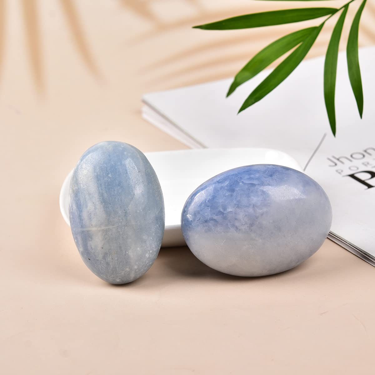 JIC Gem palmier celestite bleue cadeau ou souvenir