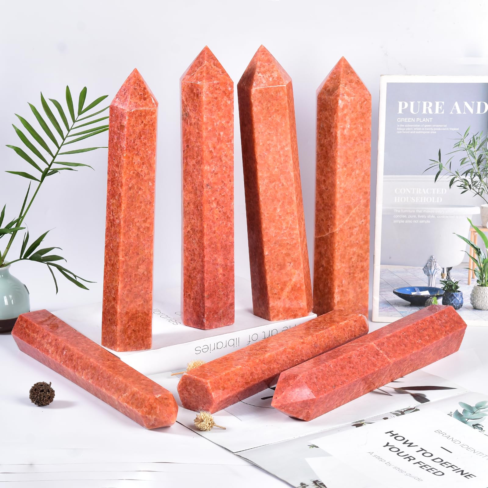JIC Gem pierre soleil cadeau idéal pour débutants en cristaux