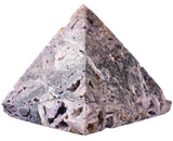 Pyramide géode sphalérite violette de JIC Gem pour méditation et décoration