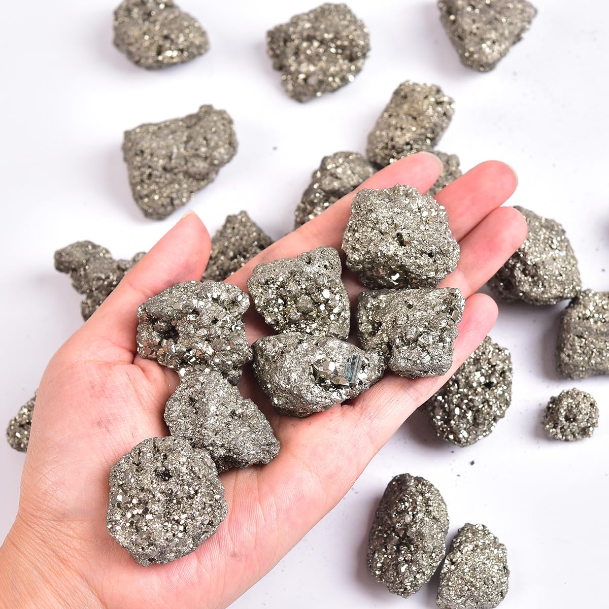 JIC Gem Pyrite – énergie et concentration lors de la méditation.