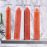 JIC Gem Soleil-Obélisque: cristal à 6 facettes pour grids Reiki.