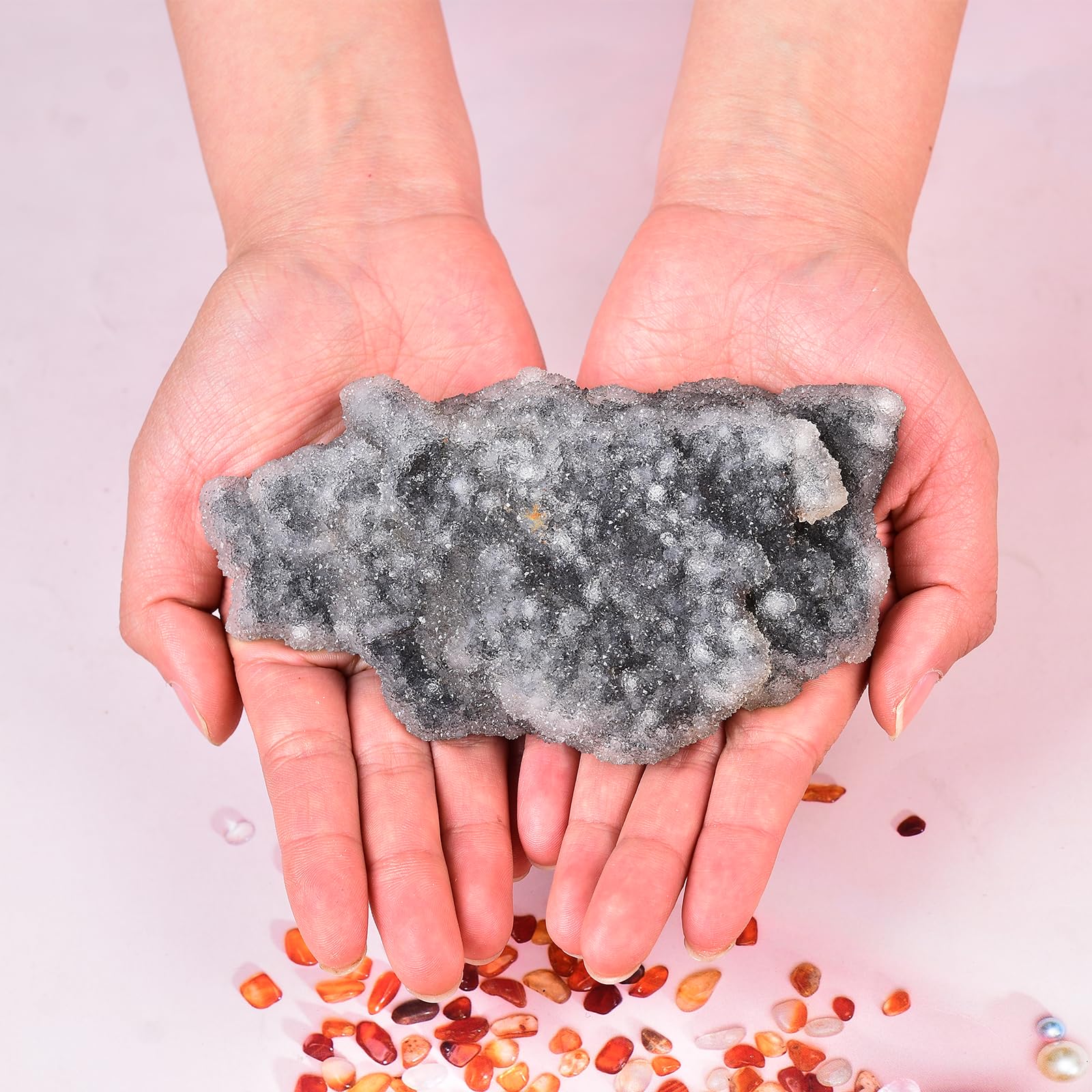 Sphalerite JIC Gem: formation irrégulière pour méditation et focalisation.
