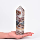 Tour cristal agate rayée JIC Gem, harmonie et énergie stabilisante.