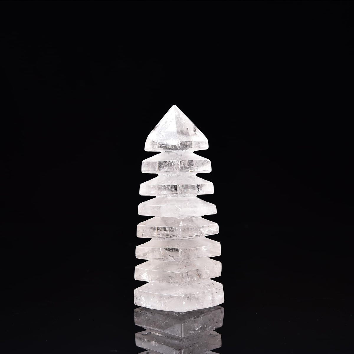 Tour JIC Gem quartz clair etages: énergie apaisante et concentration.