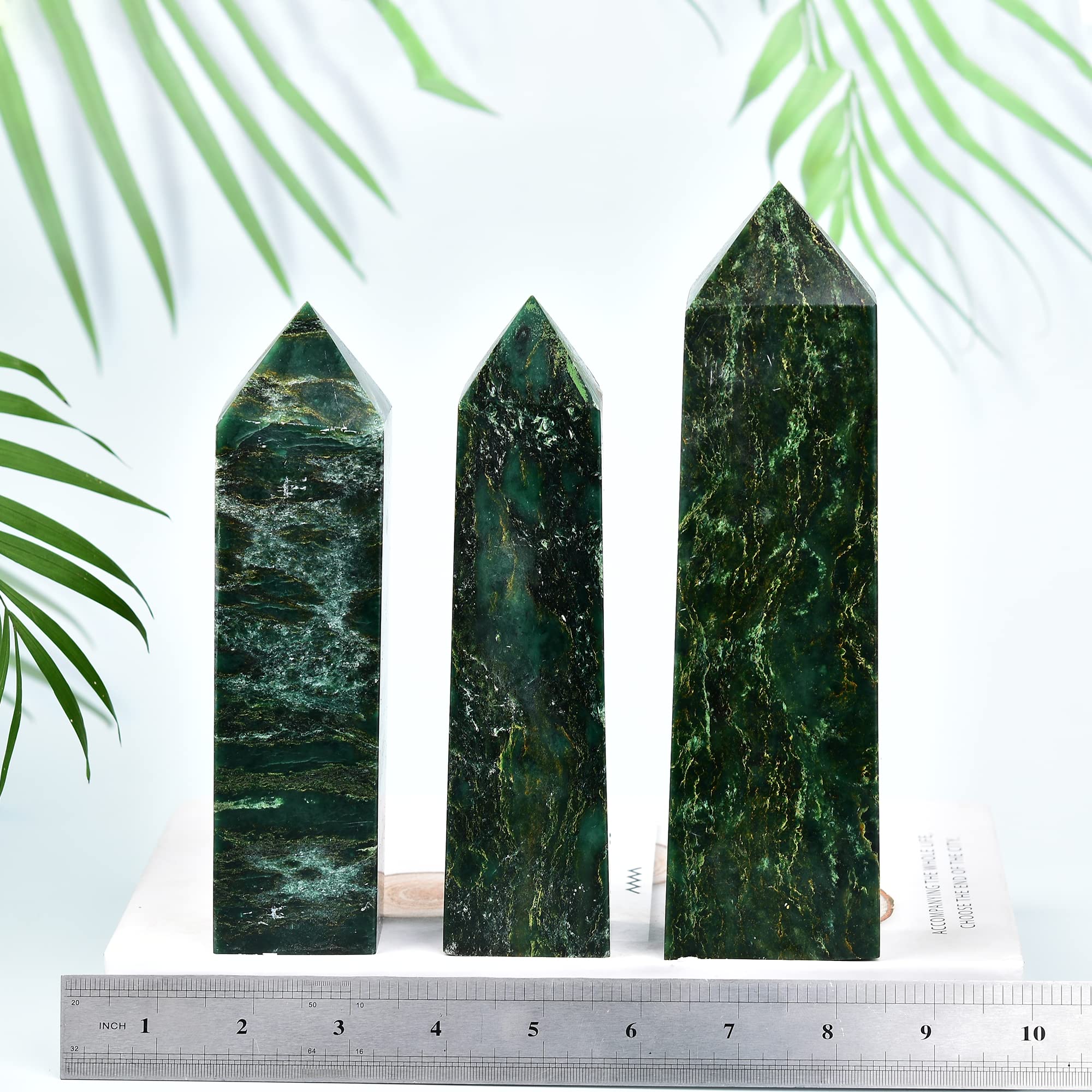 JIC Gem Travail spirituel émeraude, calme intérieur.
