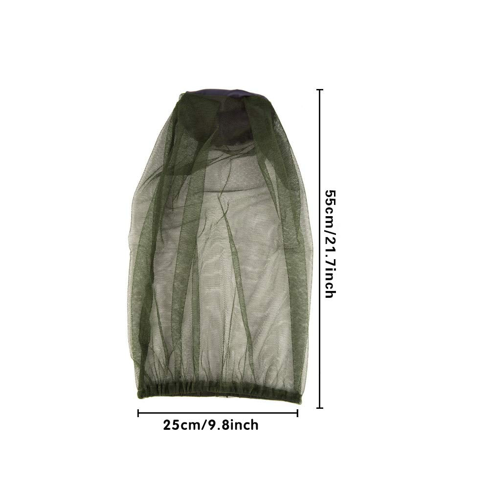 Capuche antimoustiques Jiechangfang Cuayaes durable pour randonnée et pêche