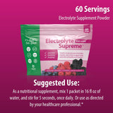 Ingrédients minéraux Jigsaw Electrolyte Supreme mentionnés sur l’étiquette.