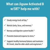 Jigsaw Health Activated B w/SRT — design compact pour le sac à main