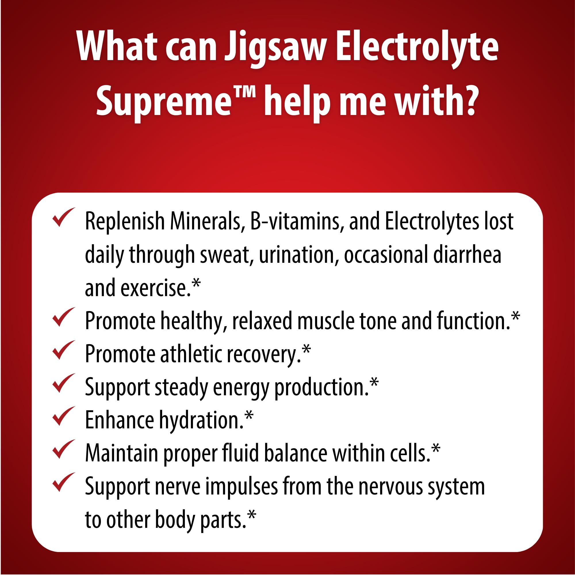 Jigsaw Health Electrolyte Supreme boite-dose 60 portions pour usage quotidien