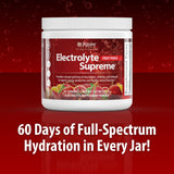 Jigsaw Health Electrolyte Supreme poudre électrolytique complète pour hydratation et vitalité.