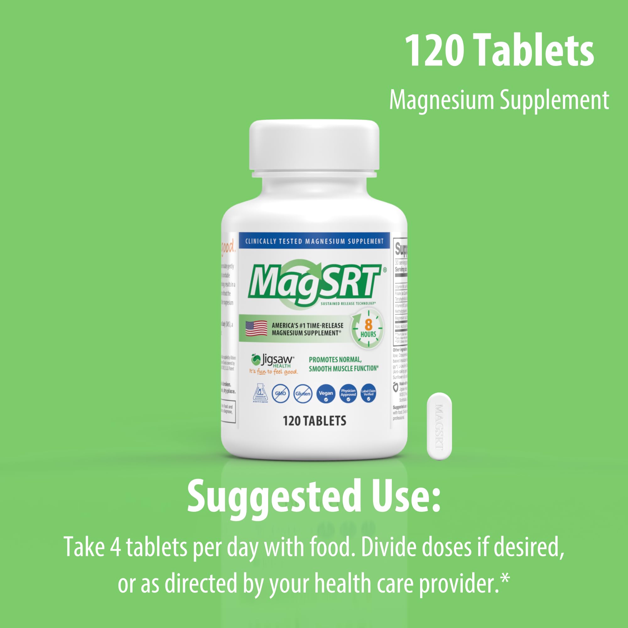 Routine matinale avec Jigsaw Health MagSRT près d un carnet et d une montre.