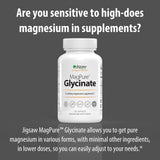 MagPure Glycinate — verso de l’emballage avec détails et proportions.