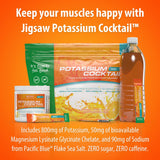 Jigsaw Health Potassium Cocktail - emballage clair, portions faciles à gérer.