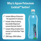 Jigsaw Health Potassium Cocktail, emballage sachets facile à transporter
