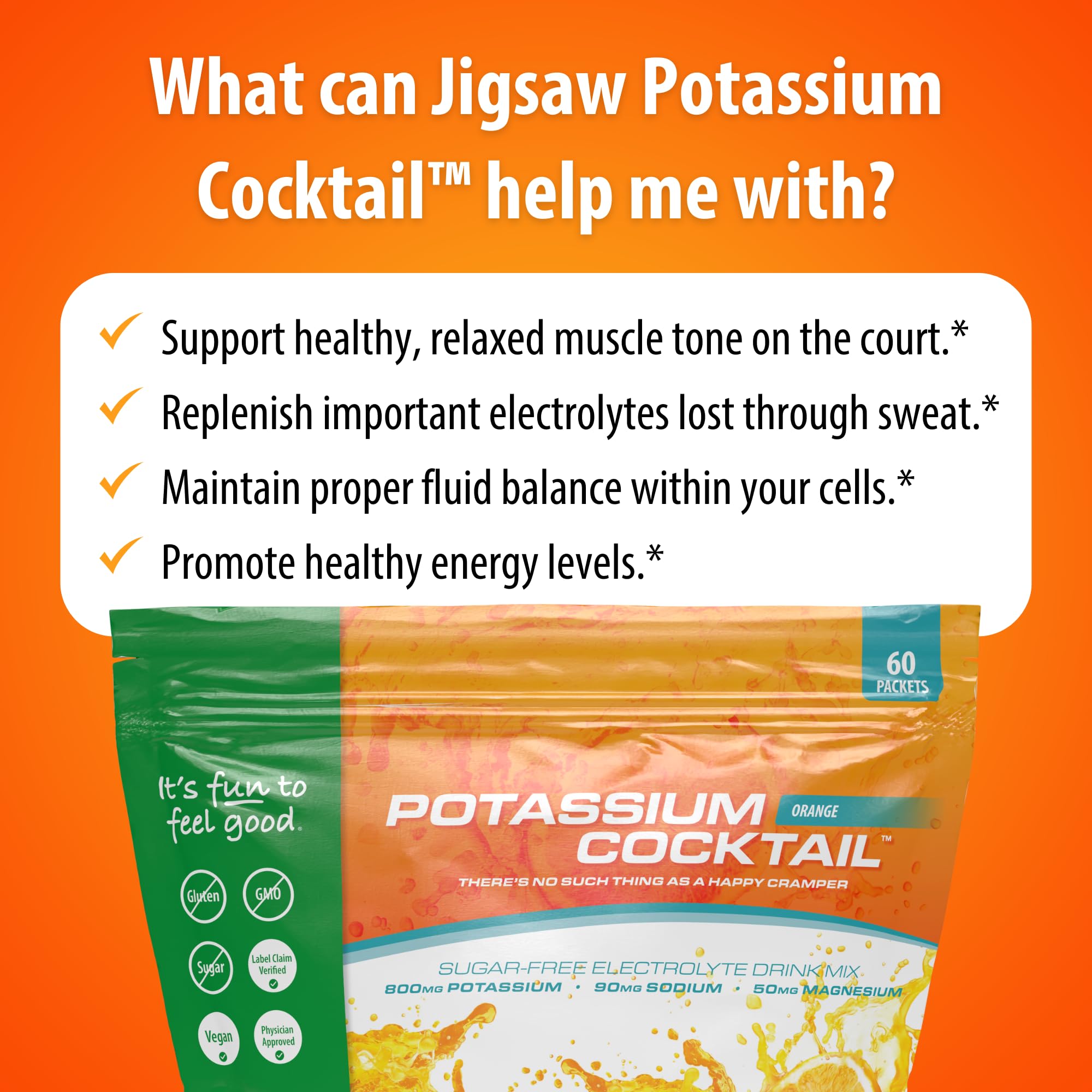 Jigsaw Health Potassium Cocktail - utilisation en déplacement lors d’un entraînement.