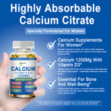 Absorption élevée grâce au citrate et D3, meilleure utilisation du calcium.