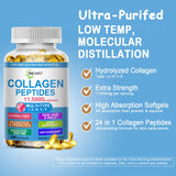 JINGYAT Collagène Softgels aide à la digestion et au bien-être