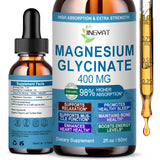 JINGYAT gouttes magnésium glycinate – bouteille, absorption rapide