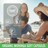 JINGYAT Moringa Softgels : soutien immunitaire potentiel grâce à des nutriments antioxydants