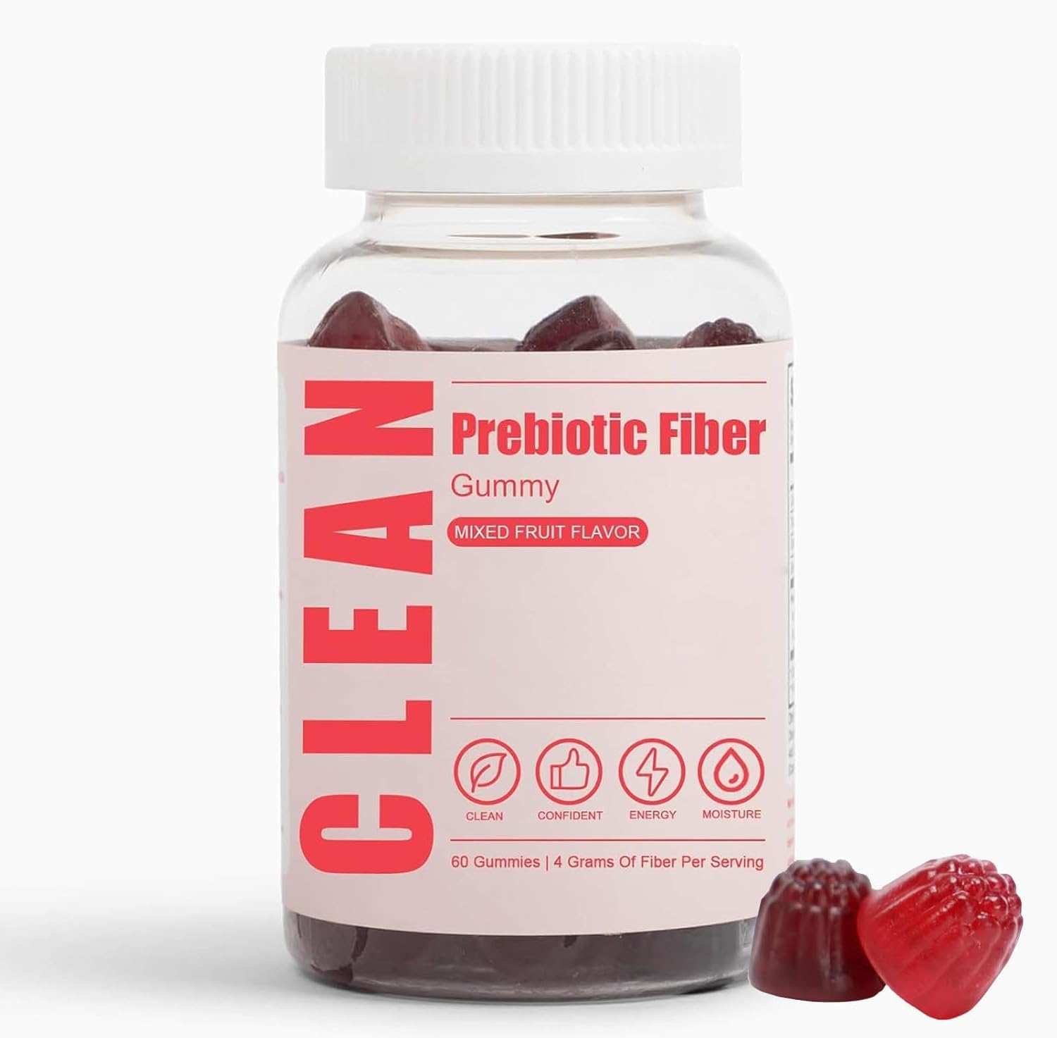 Gommes JINMAO Fibre Propre emballage élégant soutenant la digestion.