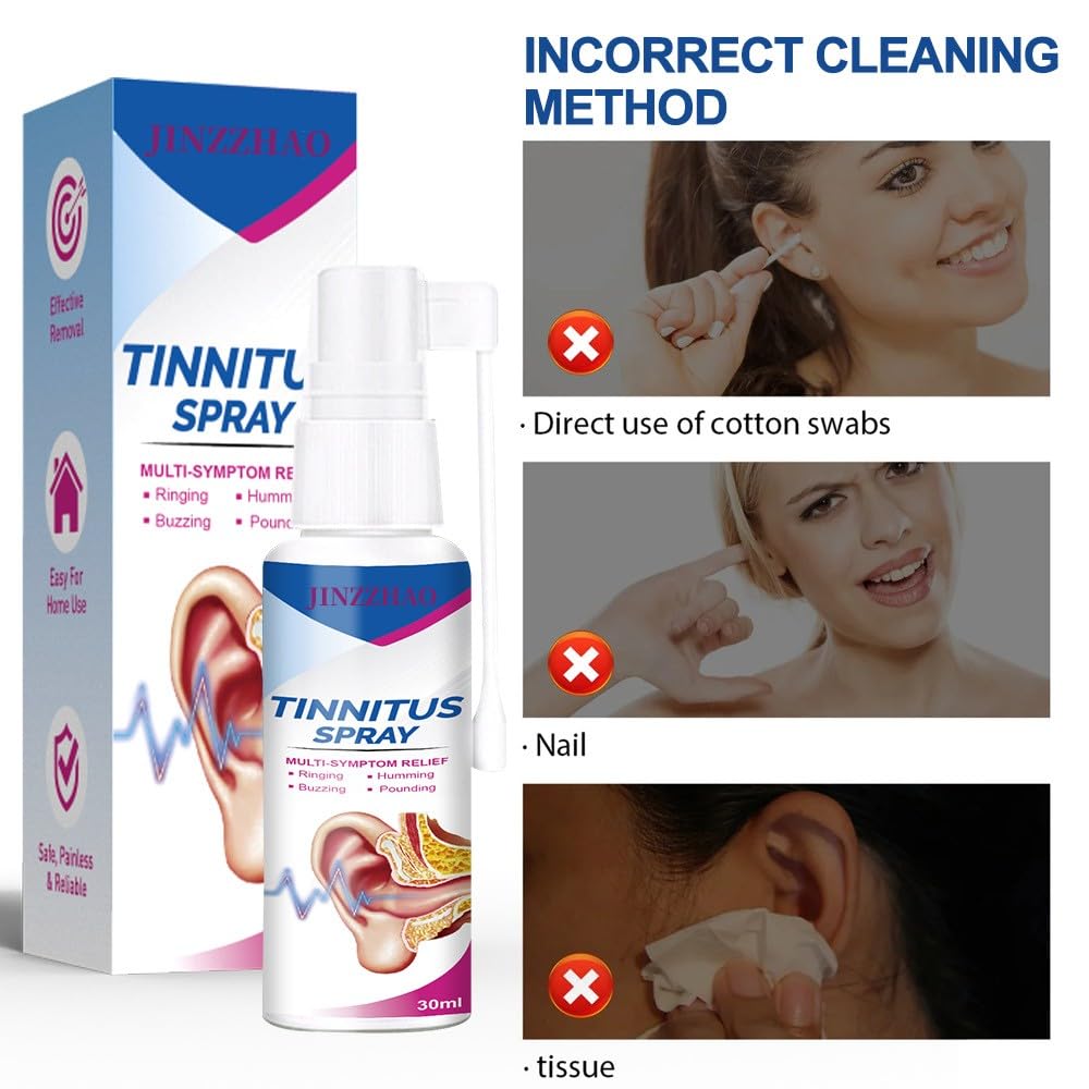 JINZZHAO gouttes auriculaires, diffusion active pour apaiser les bruits internes.
