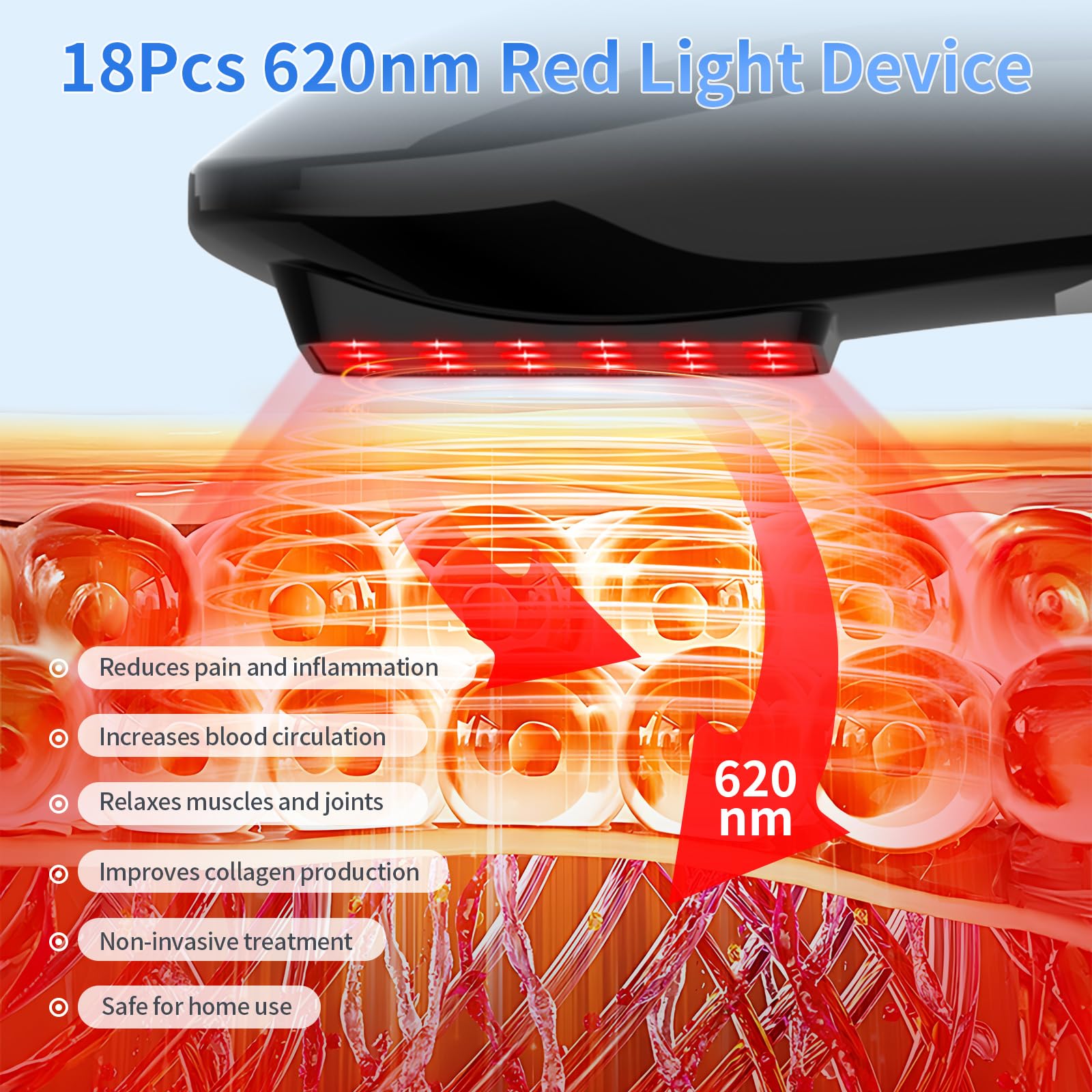 Outil Jitesy pour le coude: stimulation lumineuse qui aide les muscles.