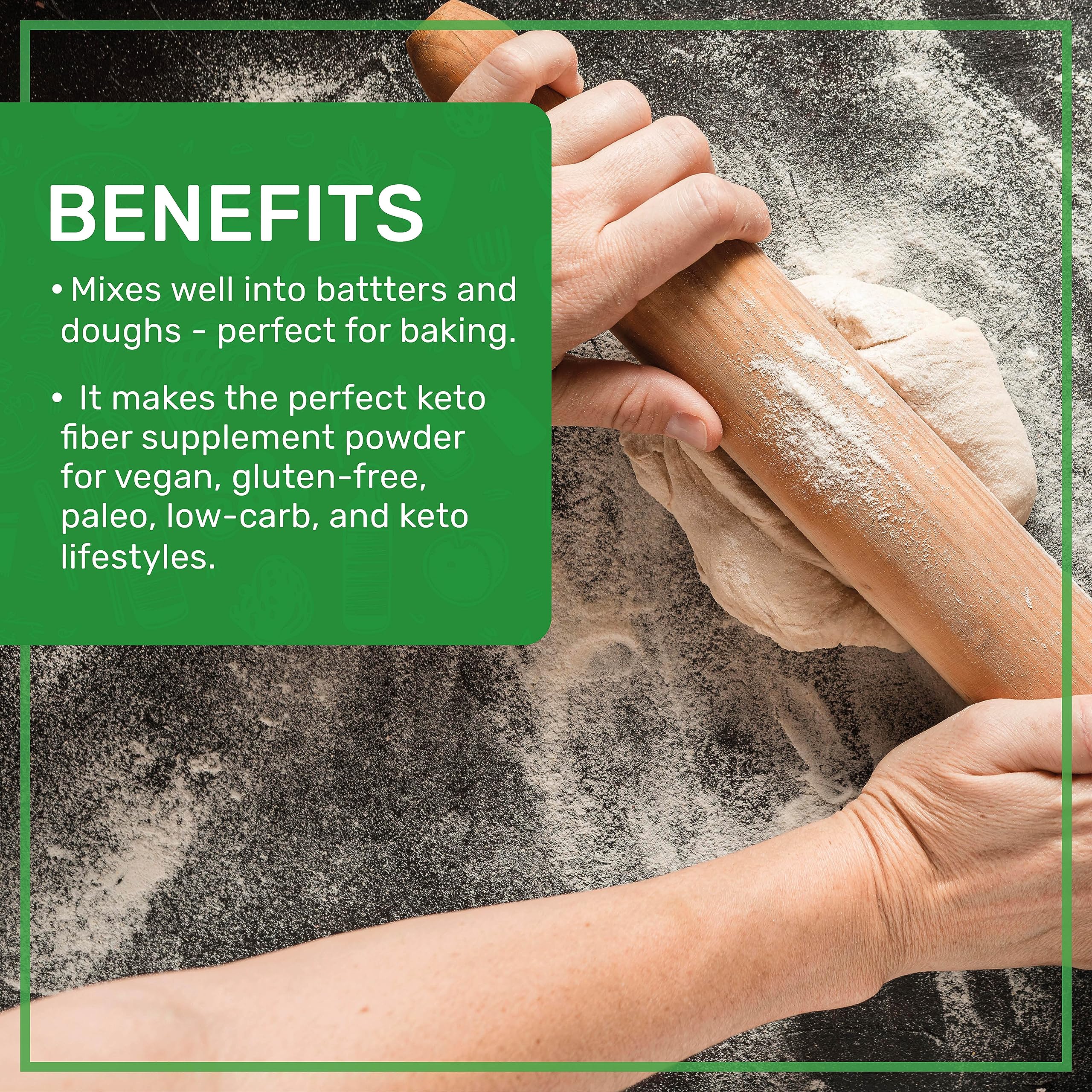 Pain céto enrichi en fibres grâce à la poudre psyllium Jiva Organics.