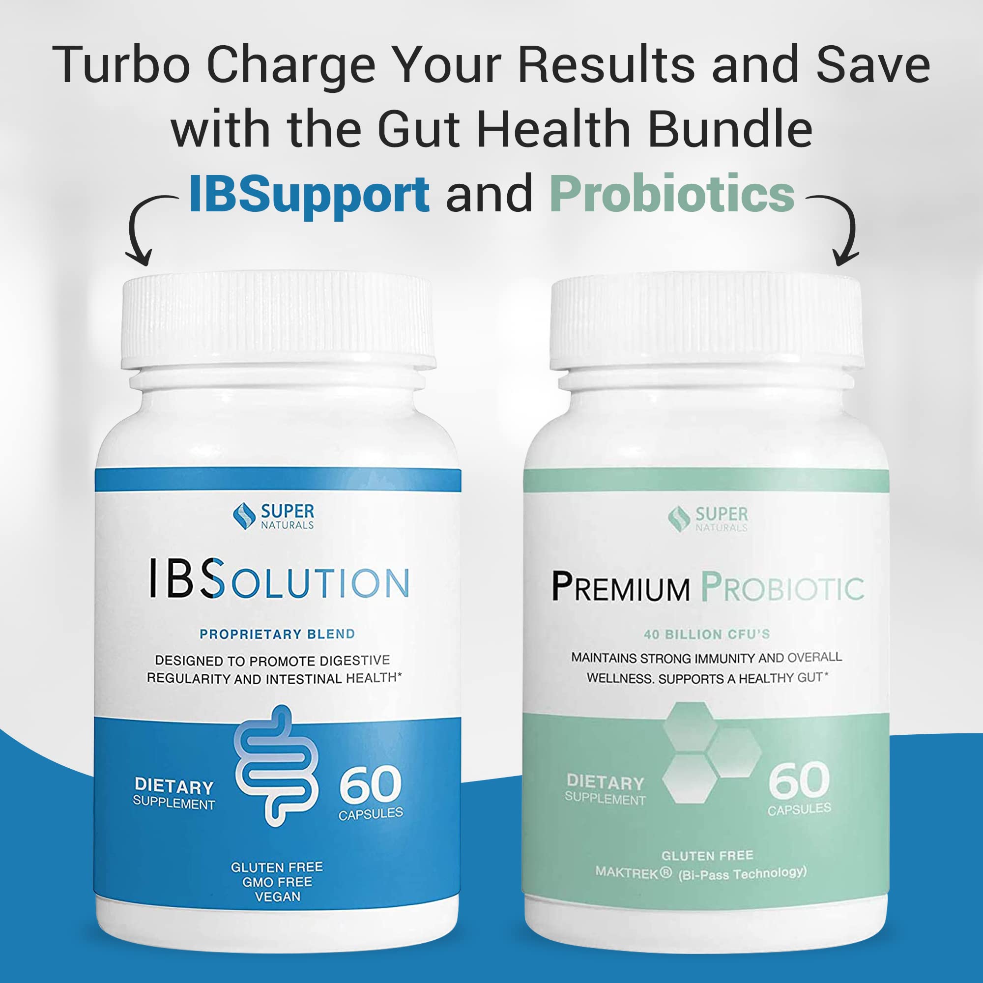 JLM NUTRITIONALS IBSolution – probiotiques 40 milliards CFU pour le soutien intestinal.