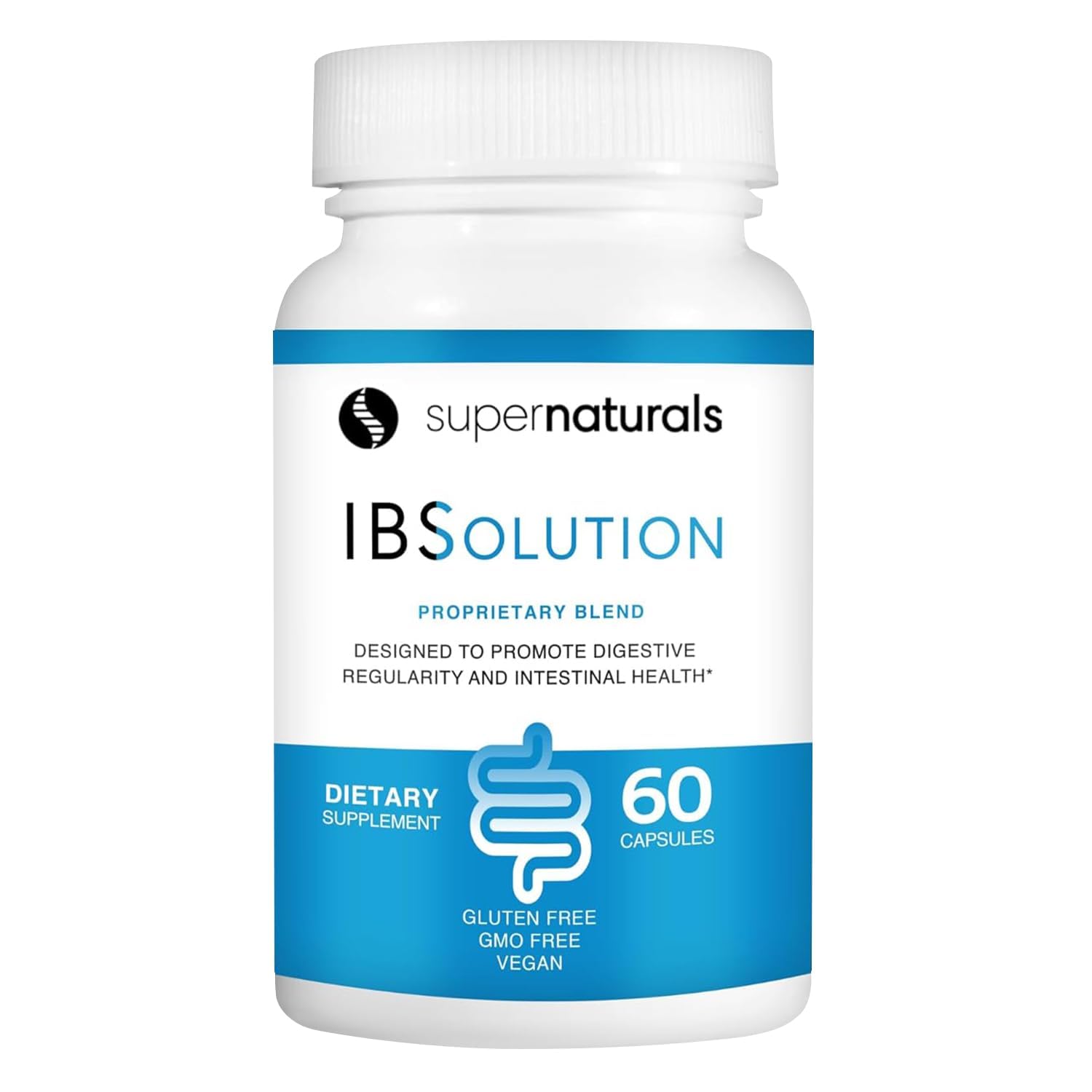 Boîte IBSolution de JLM NUTRITIONALS avec aperçu clair soutiens digestifs potentiels