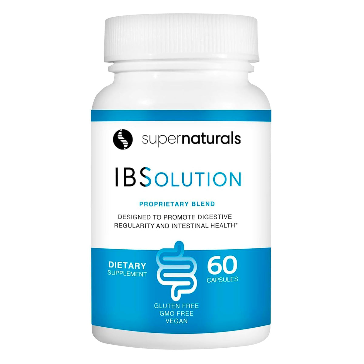 Boîte IBSolution de JLM NUTRITIONALS avec aperçu clair soutiens digestifs potentiels