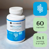 Ingrédients naturels IBSolution de JLM NUTRITIONALS, fibres et prébiotiques pour le soutien du transit