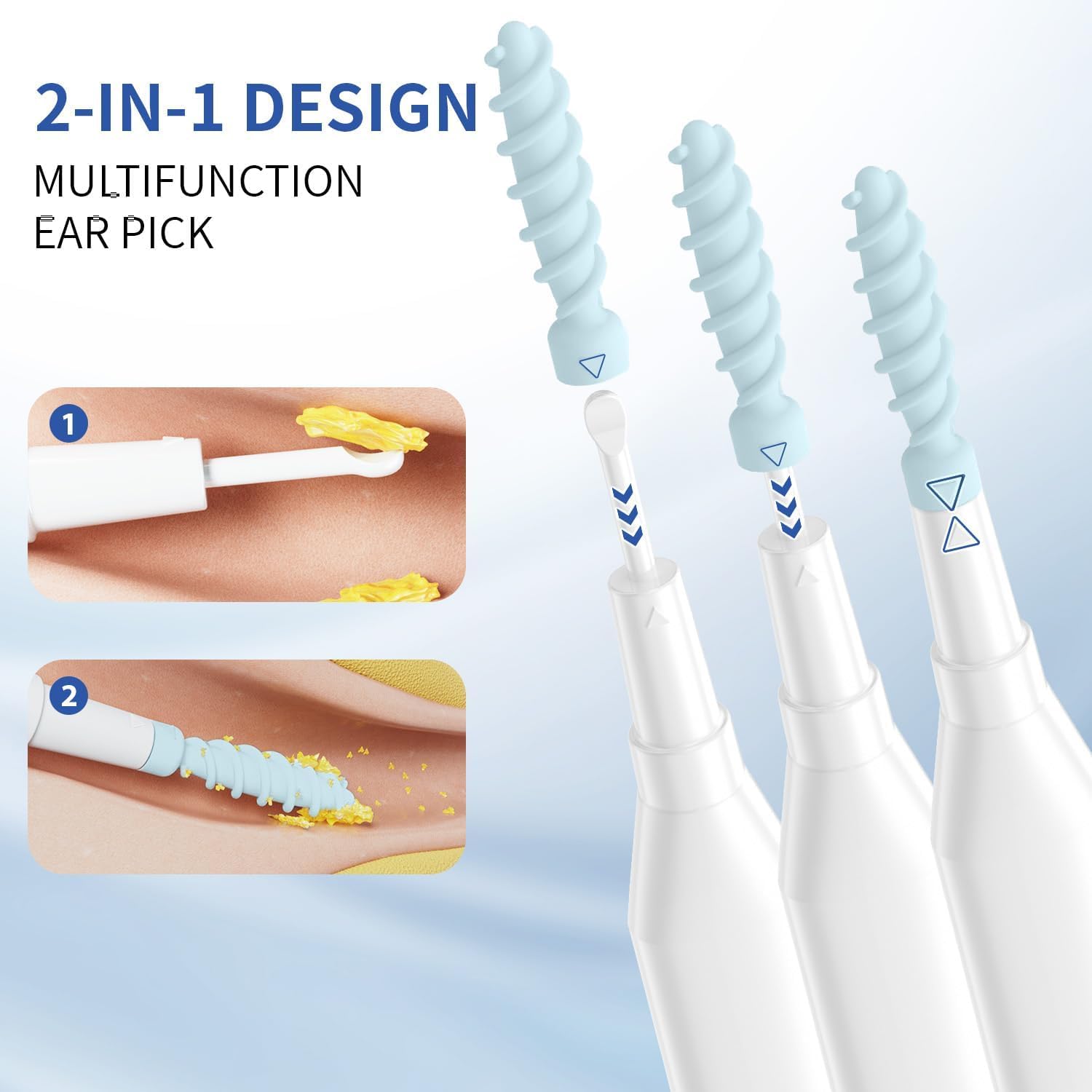 JMERSL 9 têtes en silicone remplaçables pour toute la famille.