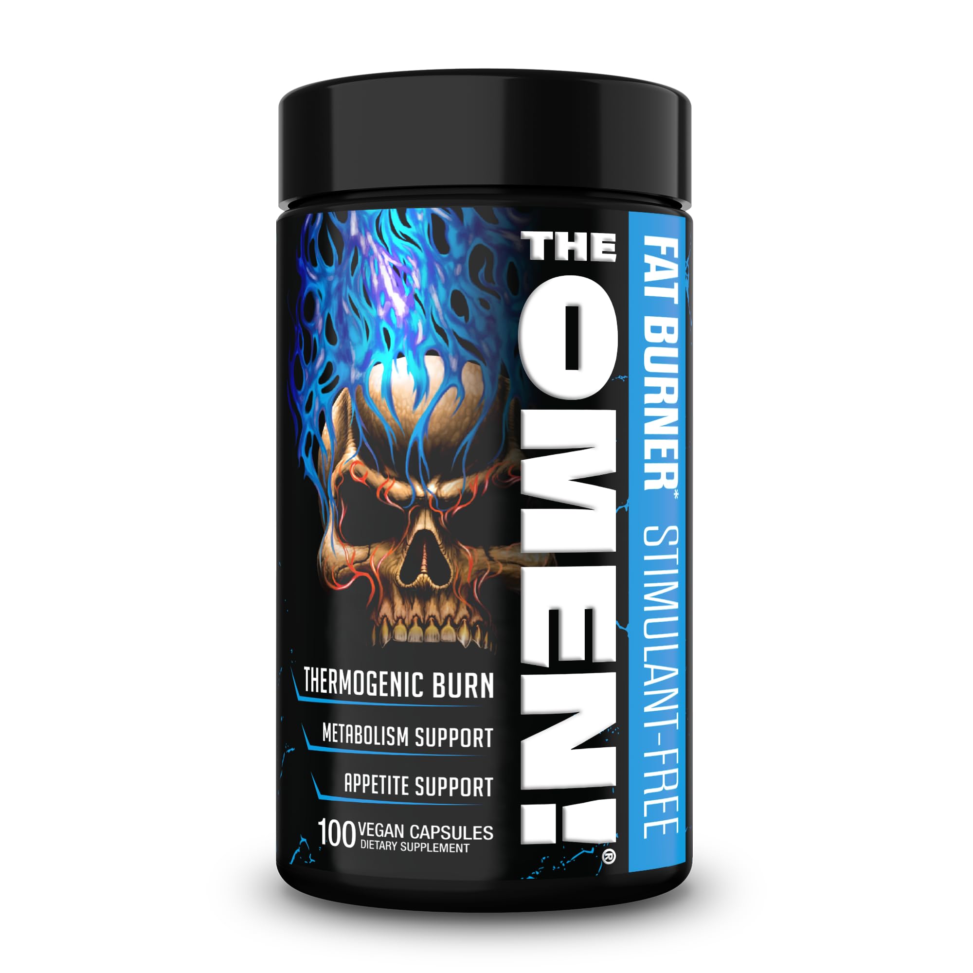 bouteille JNX SPORTS The Omen non-stimulant, soutien potentiel du métabolisme et de la satiété.