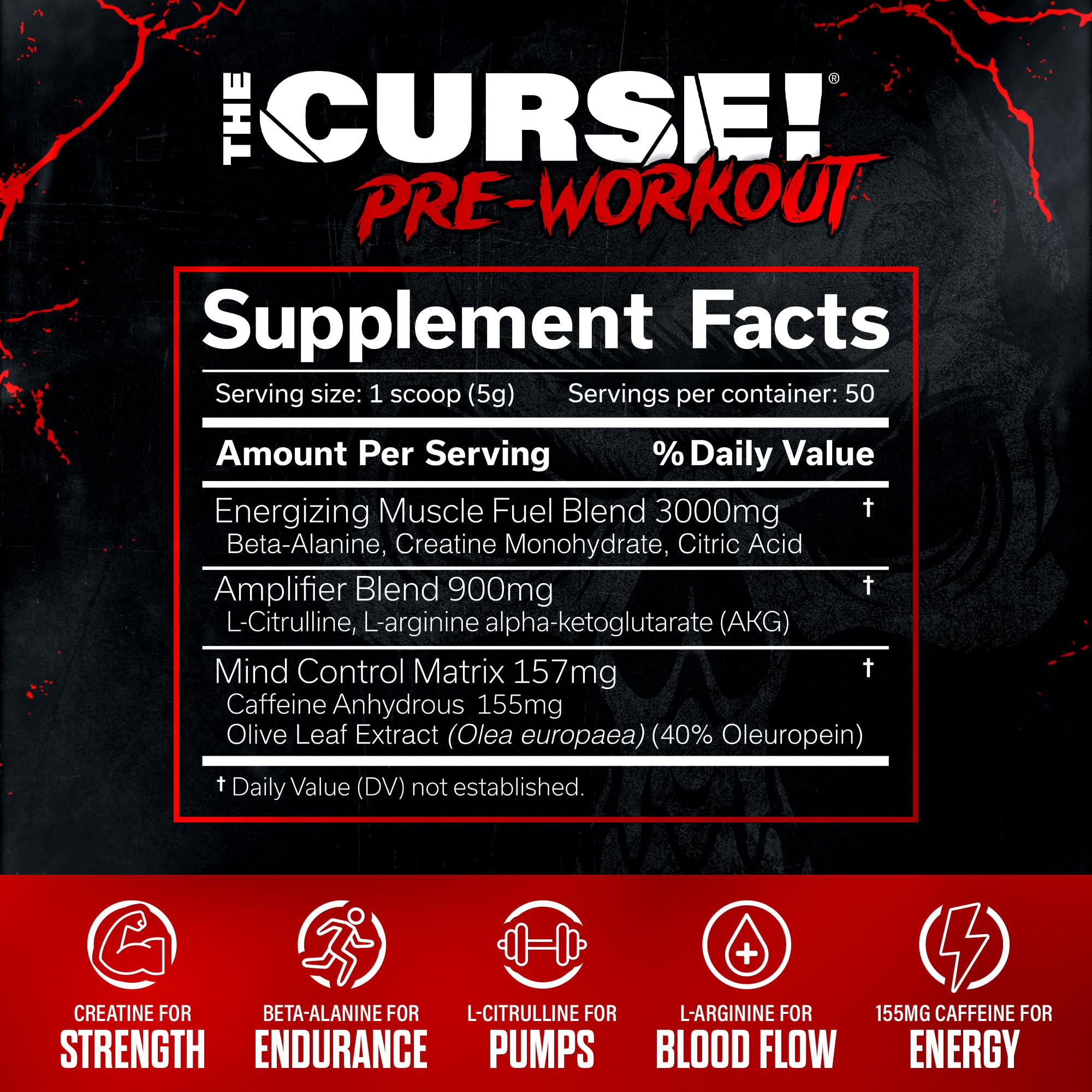 The Curse! favorise une pompe musculaire pendant l’entraînement