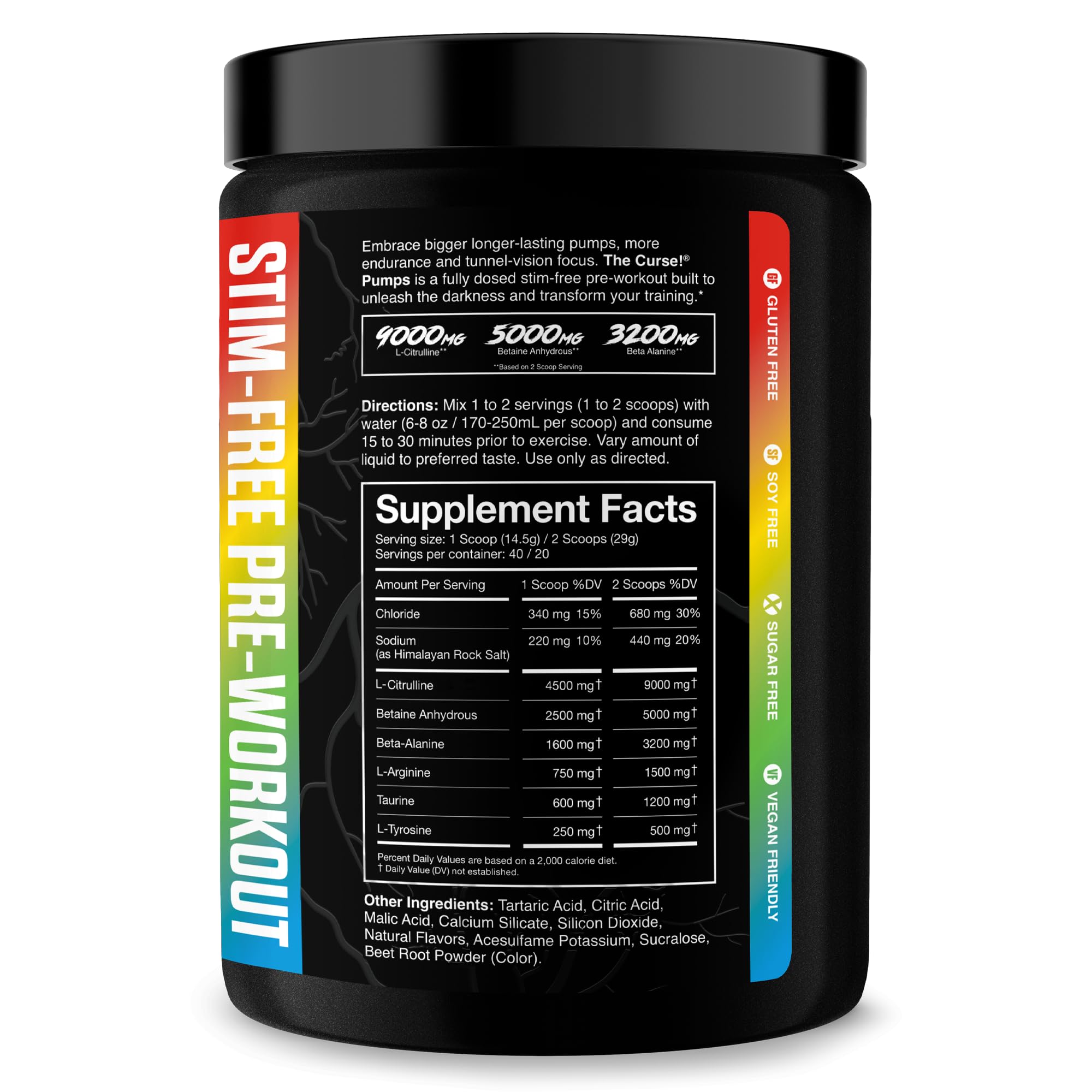Scoop The Curse! Pump, préparation rapide avant l’entraînement sans stimulant
