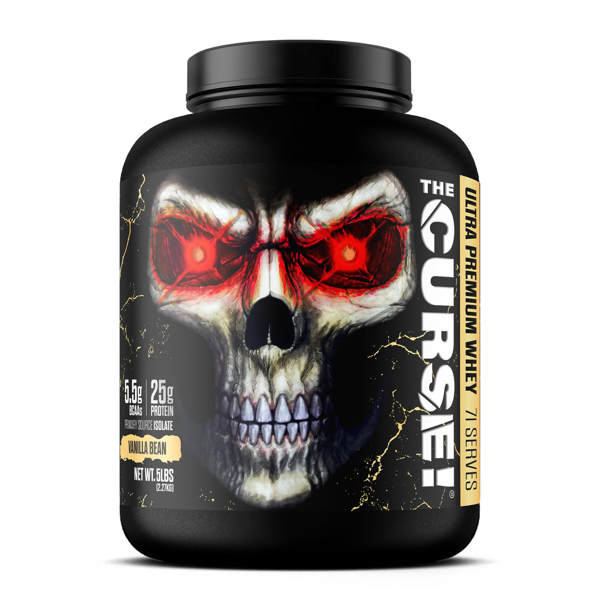 JNX Sports The Curse! Whey Vanilla Bouteille: shake rapide après entraînement