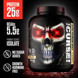 JNX Sports The Curse! Whey Vanilla Étiquette nutrition: protéines et apports par portion