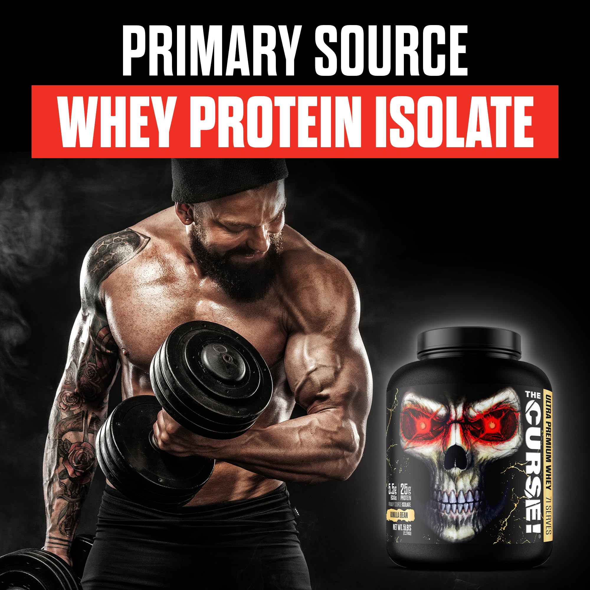 JNX Sports The Curse! Whey Vanilla Gousse de vanille: note aromatique gourmande