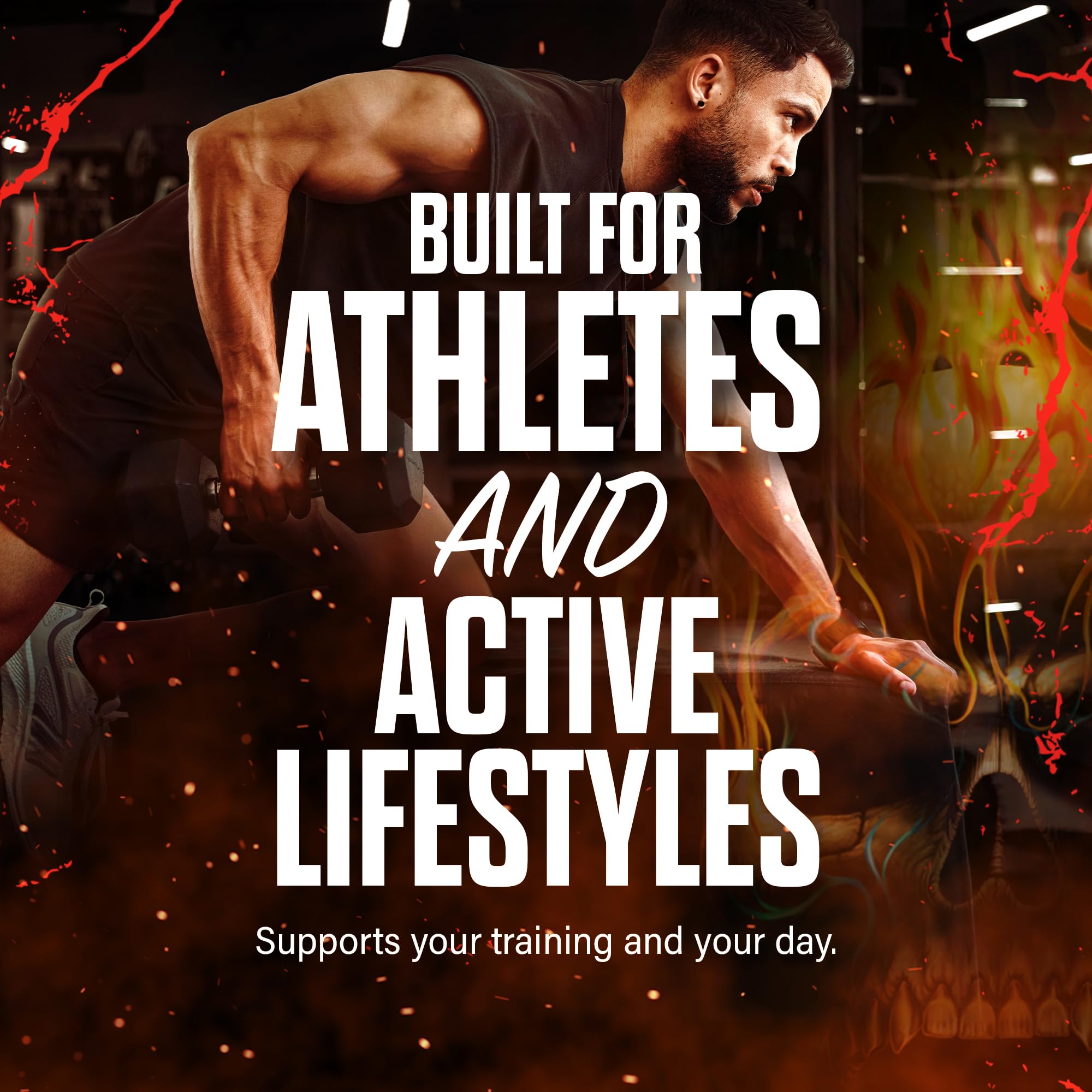 JNX SPORTS The Omen! – emballage indiquant un mois d'utilisation.