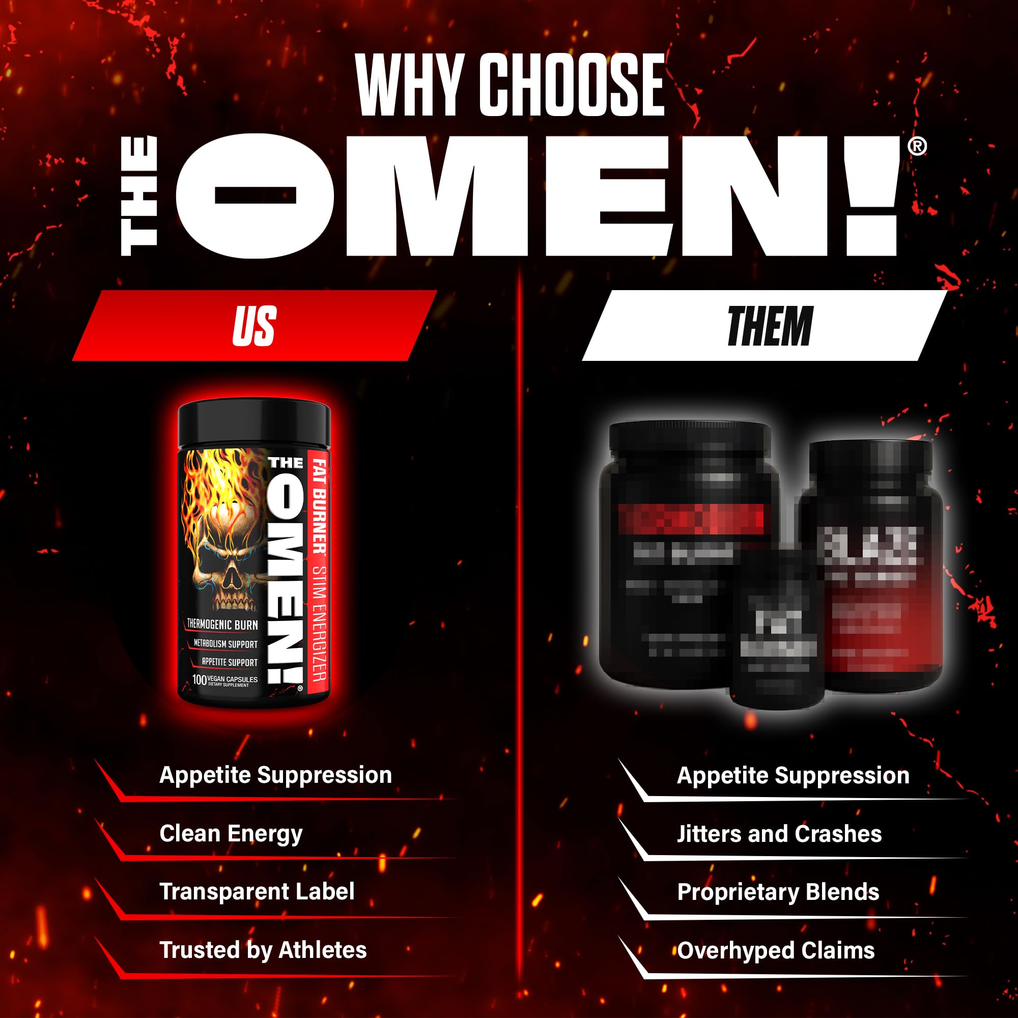 JNX SPORTS The Omen! – sans soja, gluten, vegan et keto pour flexibilité diététique.
