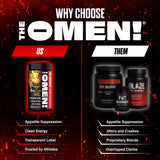 JNX SPORTS The Omen! – sans soja, gluten, vegan et keto pour flexibilité diététique.