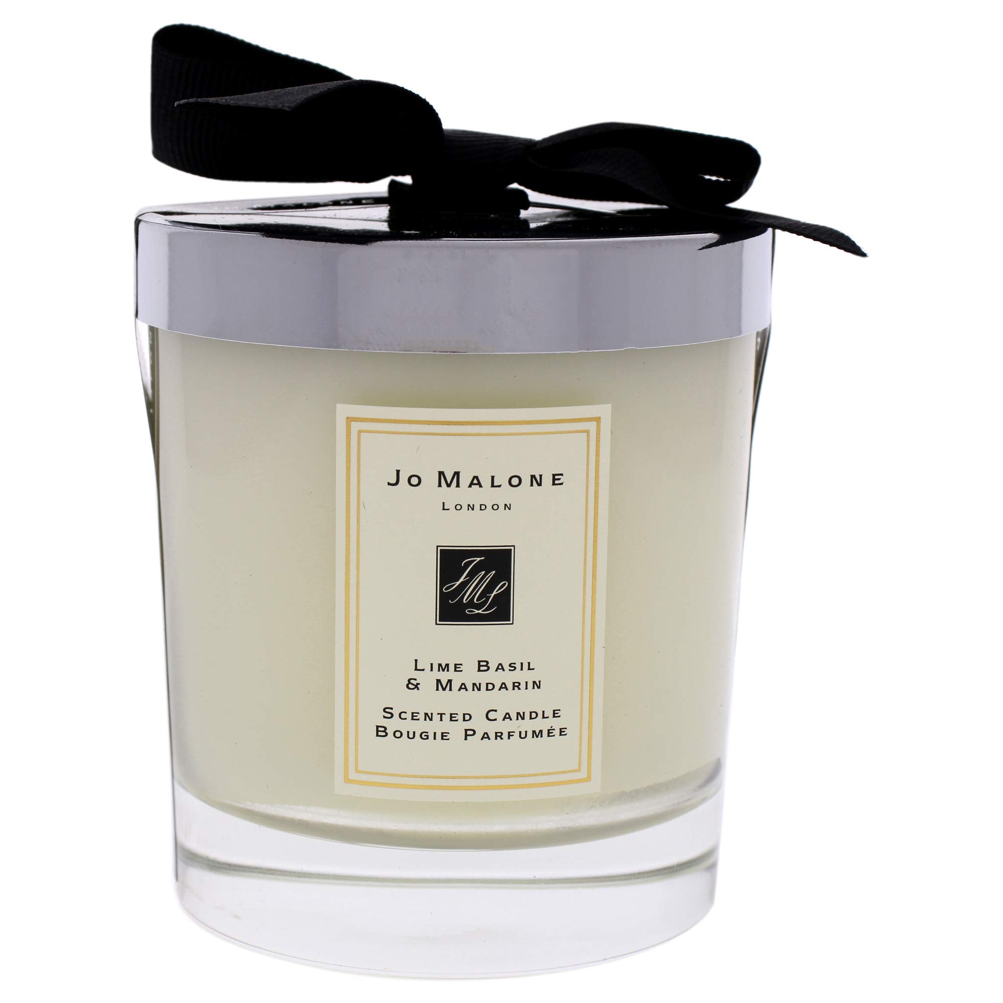 Détail d'étiquette Jo Malone, style sophistiqué pour votre intérieur.