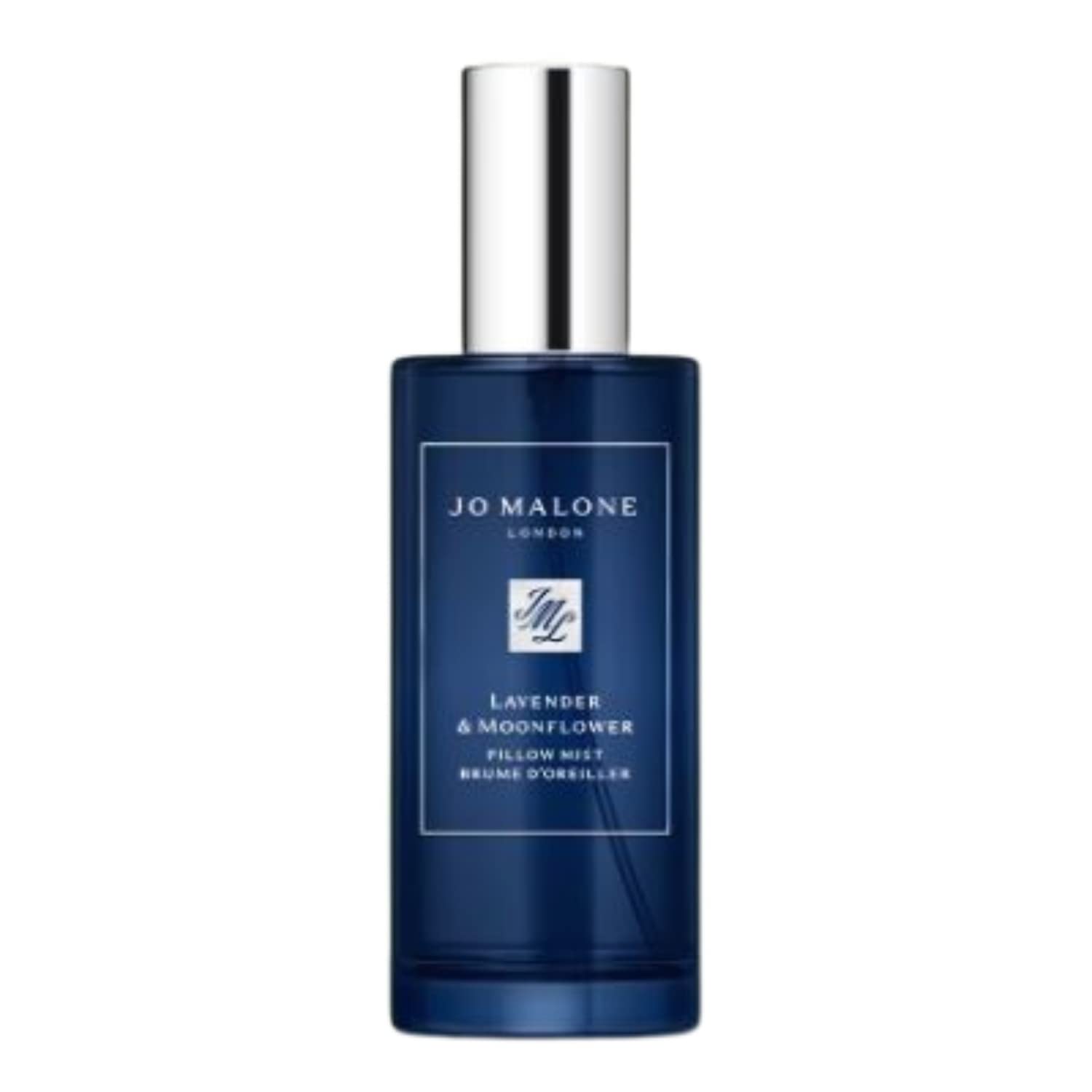Brume d’oreiller Jo Malone Lavande Moonflower pour une nuit paisible et rafraîchissante.