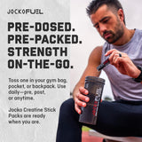 Jocko Fuel Créatine Stick Packs – usage quotidien simple et discret.