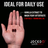 Emballage Jocko Fuel Krill Oil, format pratique pour routine quotidienne