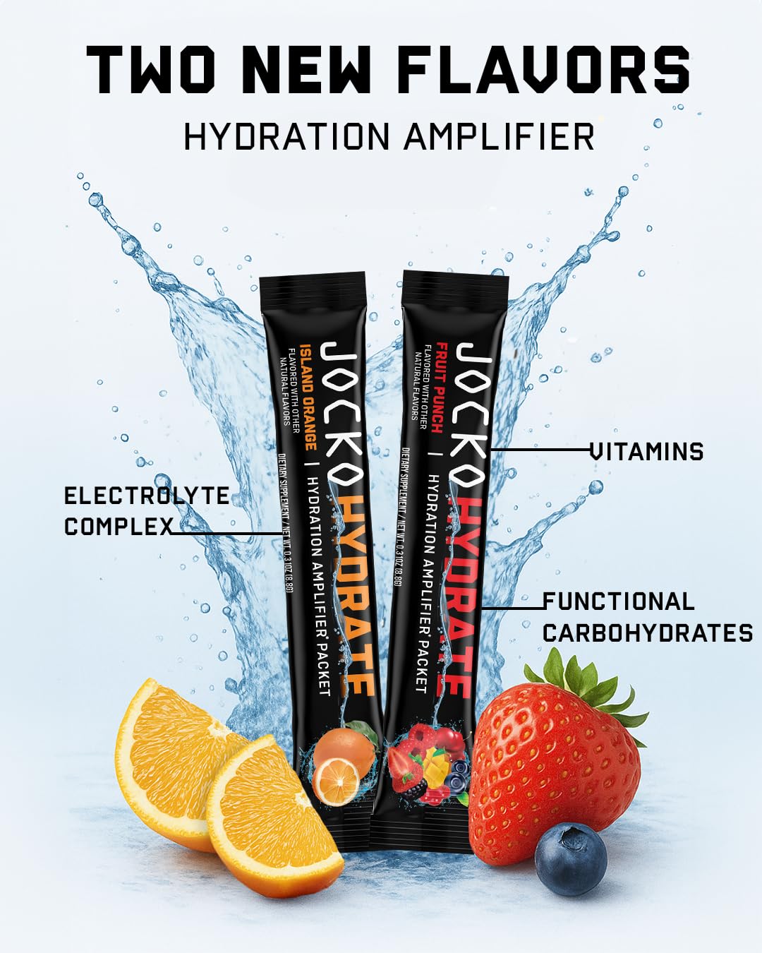 Boîte Hydrate avec 16 sachets, pratique pour déplacements.