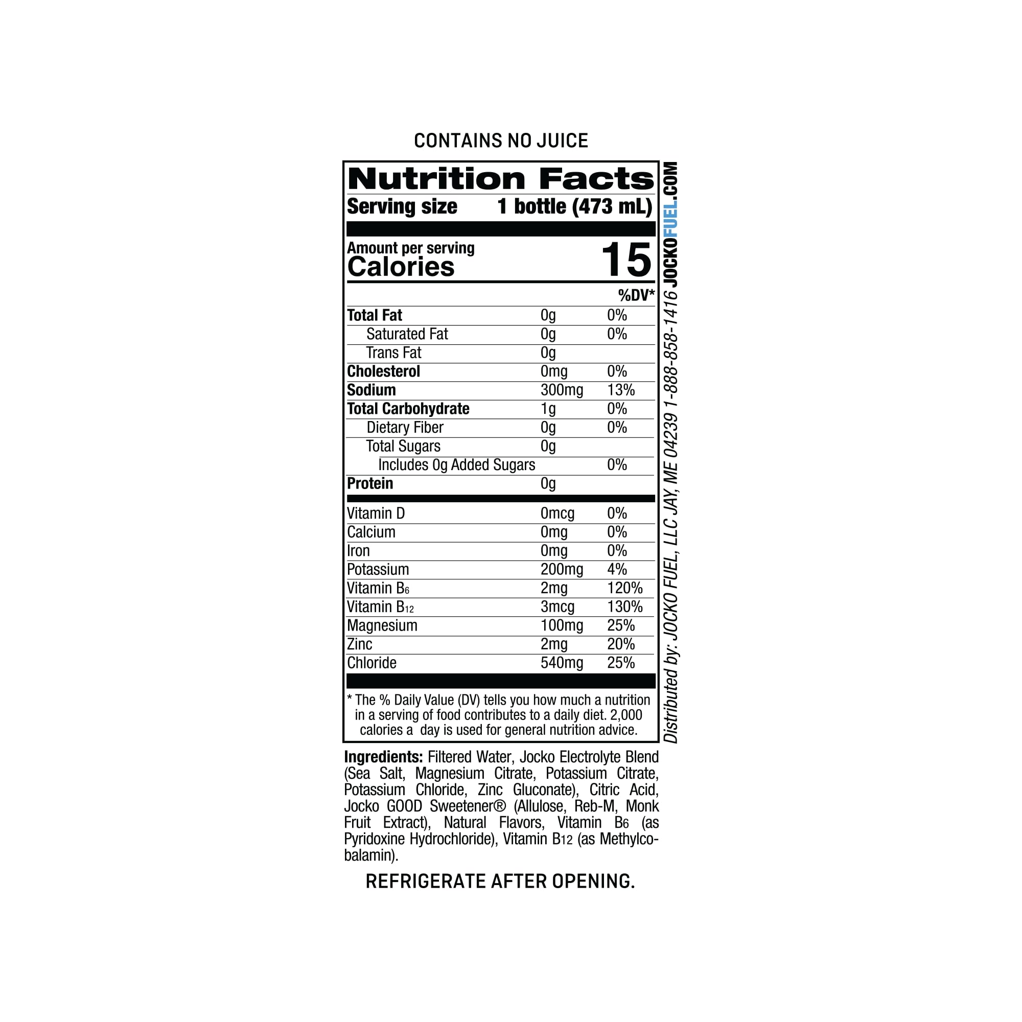 Bouteille Jocko Fuel Hydrate 473 ml idéale après l'effort.