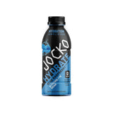 Verre avec Jocko Fuel Hydrate et glaçons, hydratation rapide.