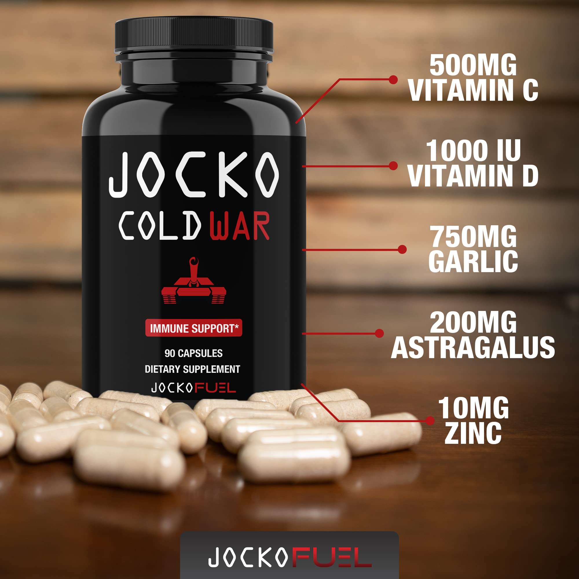 Jocko Fuel Immunité Vitamine D3: équilibre immunitaire potentiel.