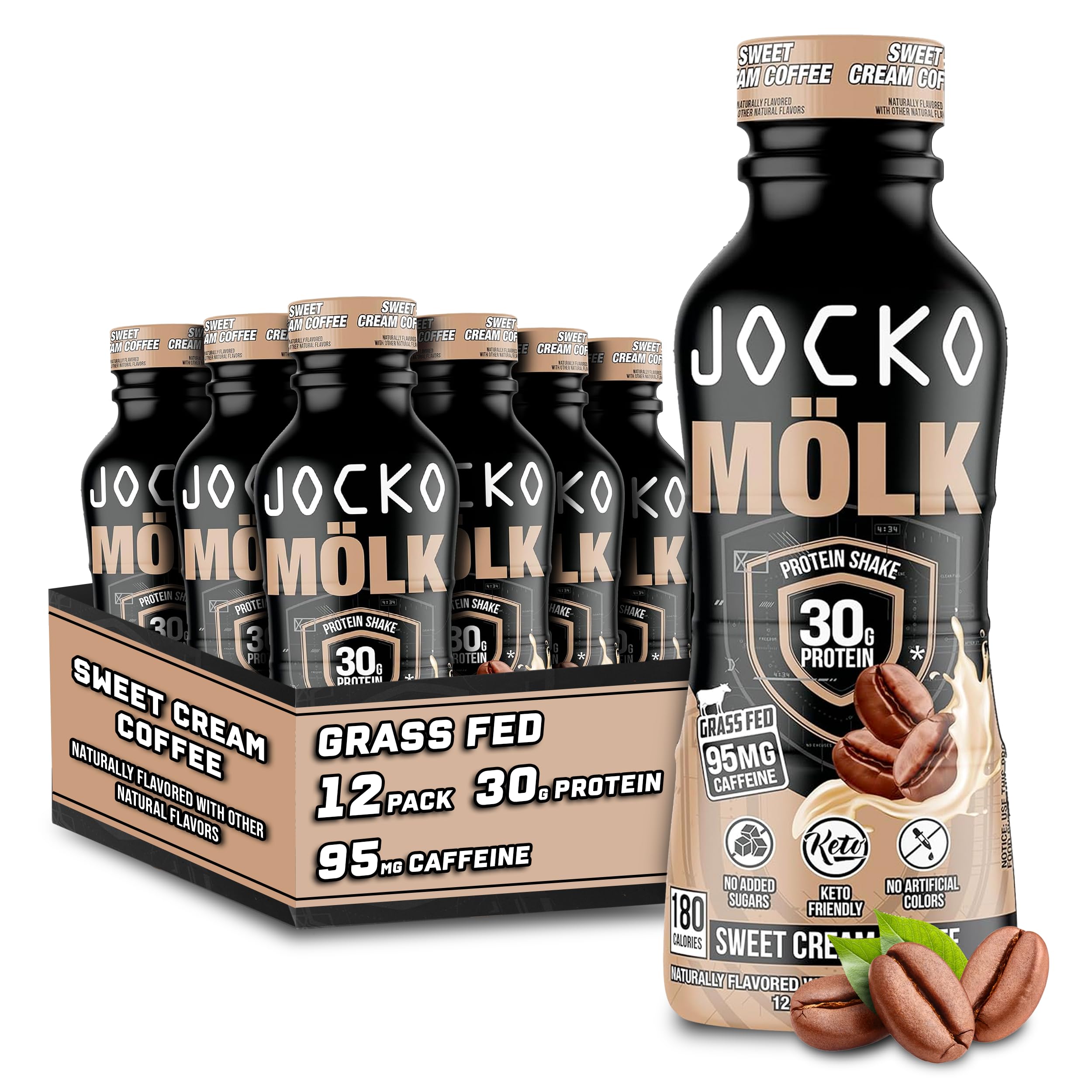 Boisson Mölk Jocko Fuel, lait nourri à l’herbe, idéale après entraînement.